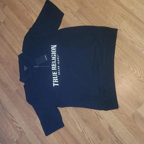 True Religion Other - New Authentic True Religion short sleeved 3/4 zip polo styled pullover size XL